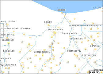 map of ‘Izbat Jān ‘Īd